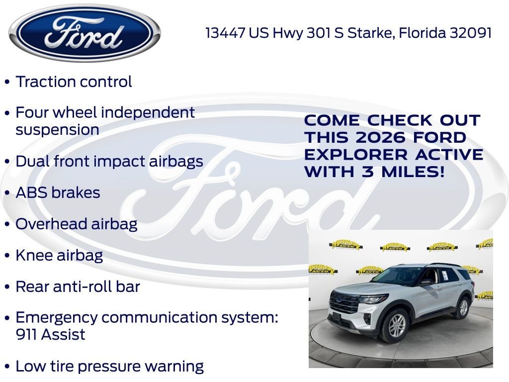 2026 Ford Explorer Active 200A