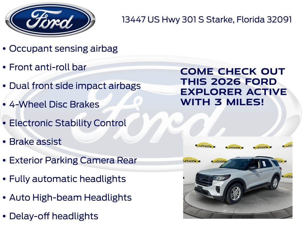 2026 Ford Explorer Active 200A