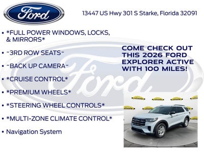 2026 Ford Explorer Active 200A