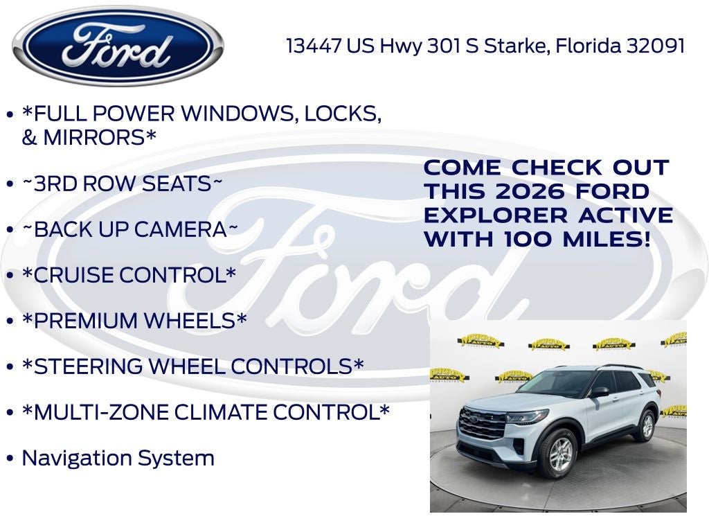 2026 Ford Explorer Active 200A