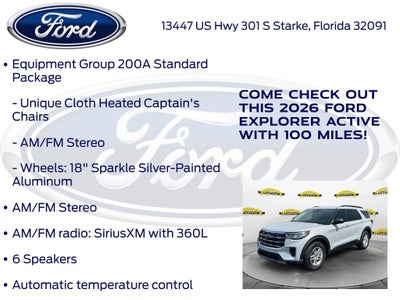 2026 Ford Explorer Active 200A