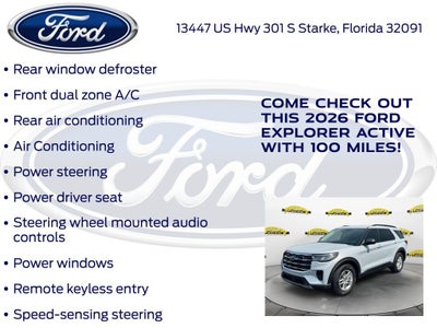 2026 Ford Explorer Active 200A
