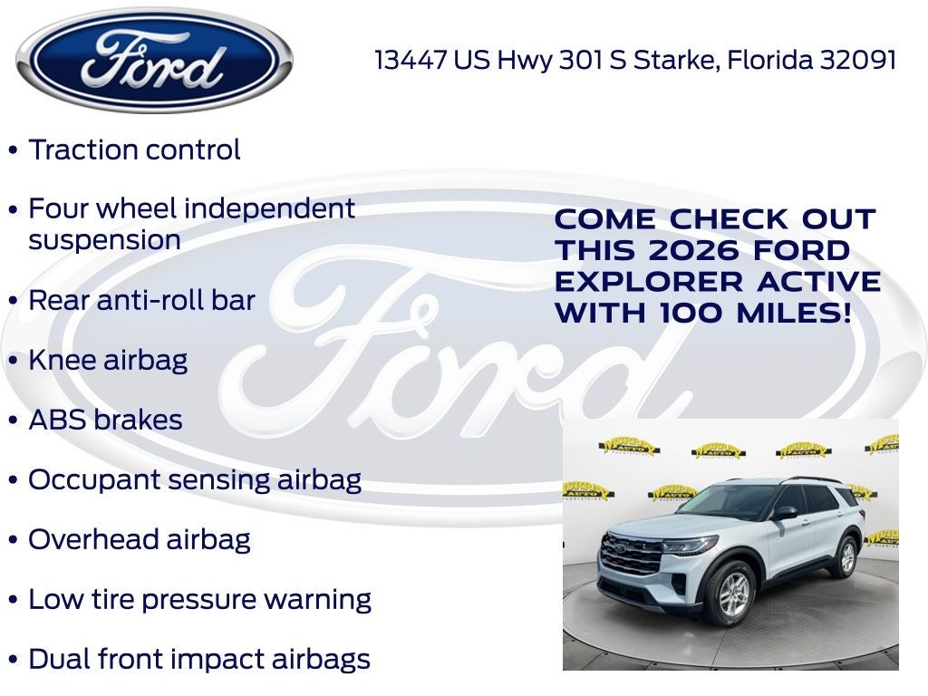2026 Ford Explorer Active 200A