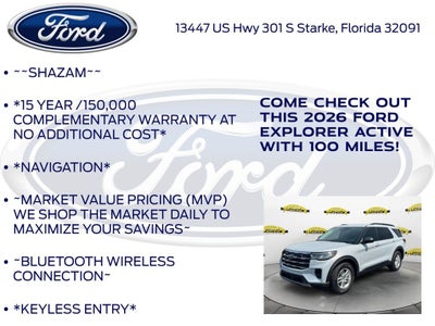 2026 Ford Explorer Active 200A