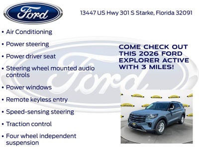 2026 Ford Explorer Active 200A