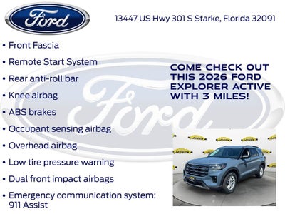 2026 Ford Explorer Active 200A