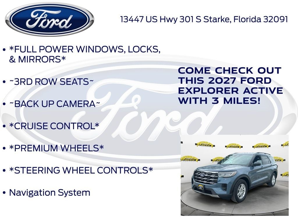 2027 Ford Explorer Active InTransit