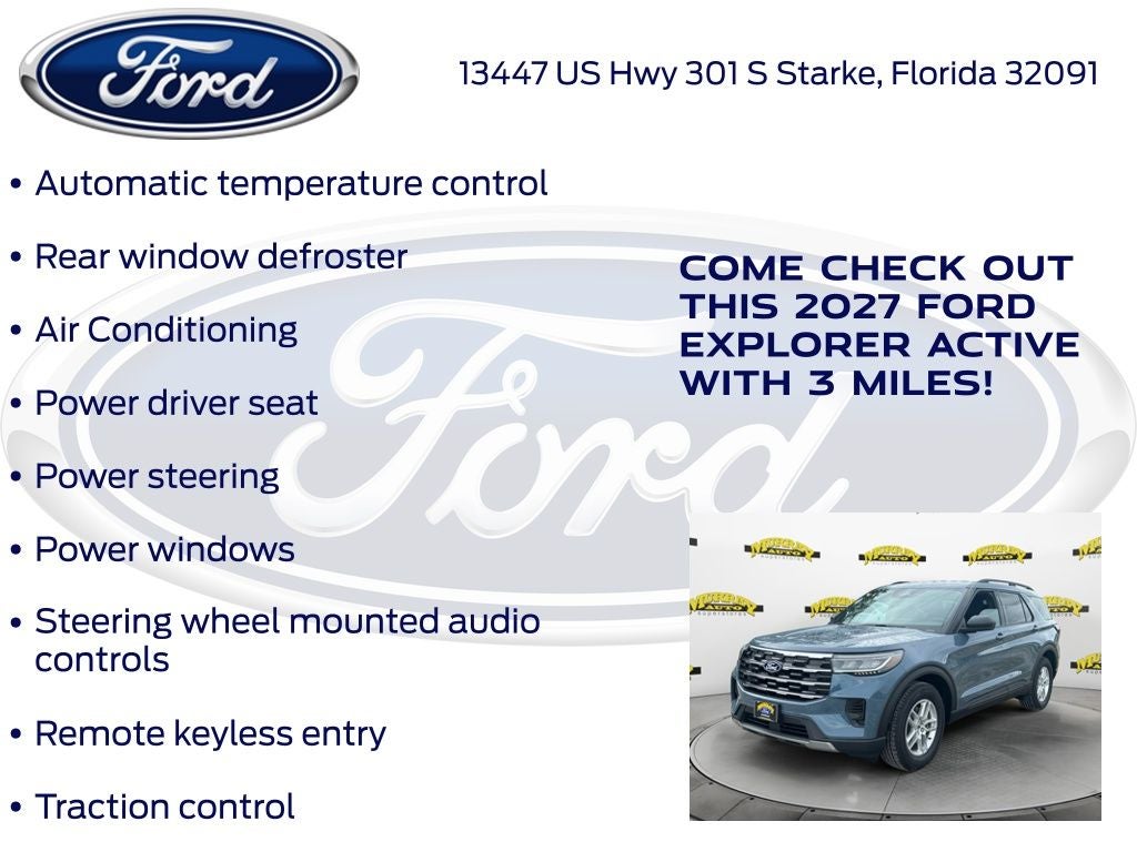 2027 Ford Explorer Active InTransit