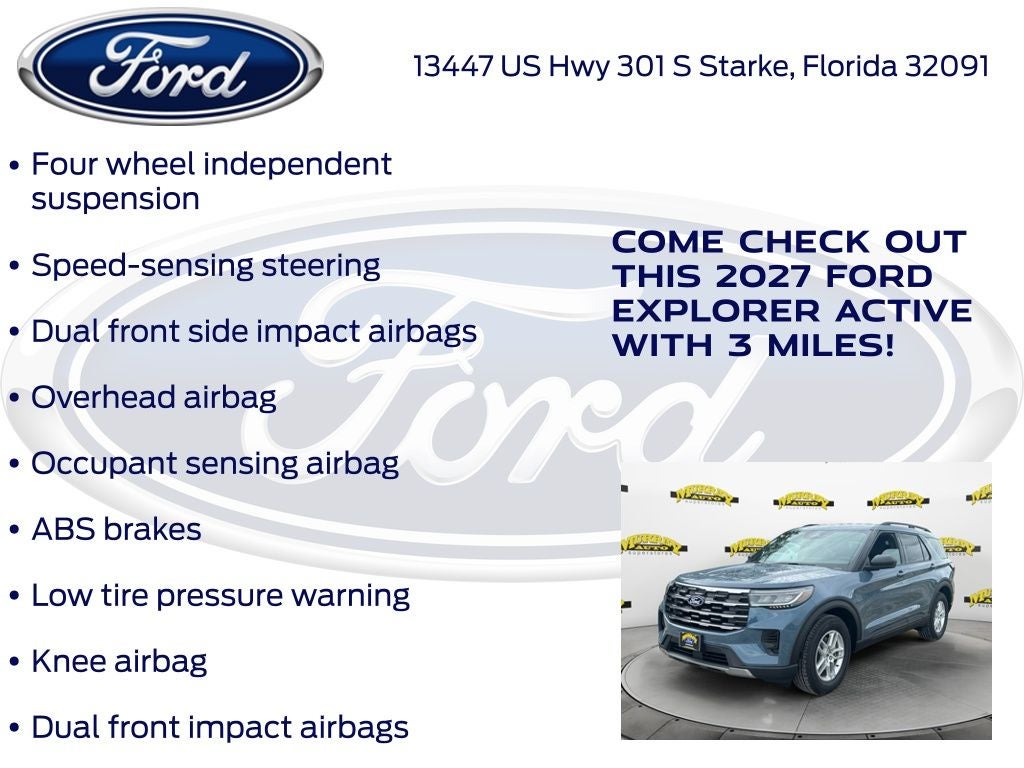 2027 Ford Explorer Active InTransit