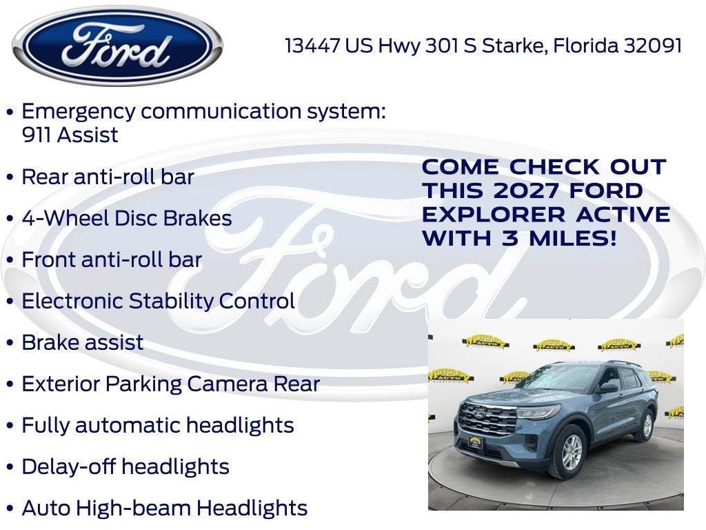2027 Ford Explorer Active InTransit