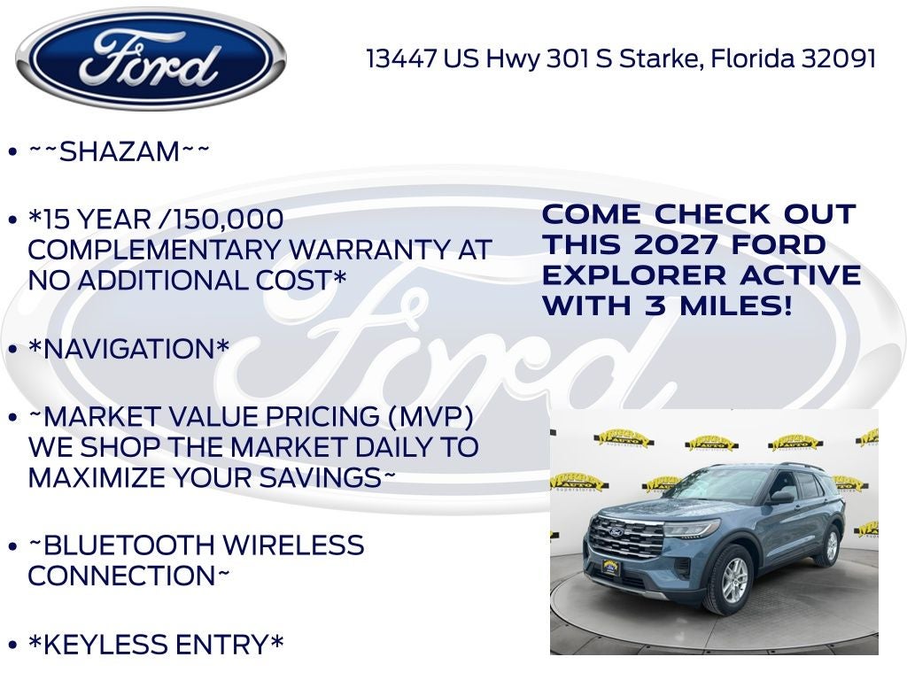 2027 Ford Explorer Active InTransit