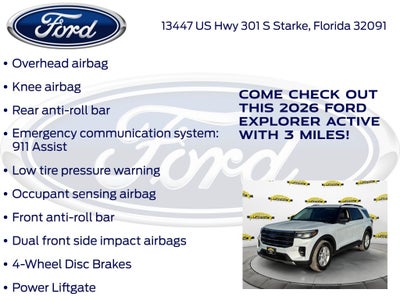 2026 Ford Explorer Active 200A