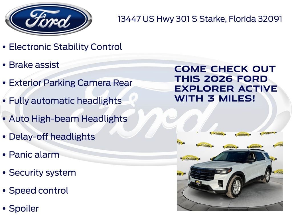 2026 Ford Explorer Active 200A