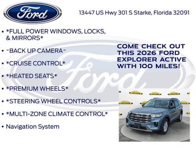 2026 Ford Explorer Active 200A