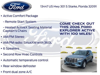 2026 Ford Explorer Active 200A