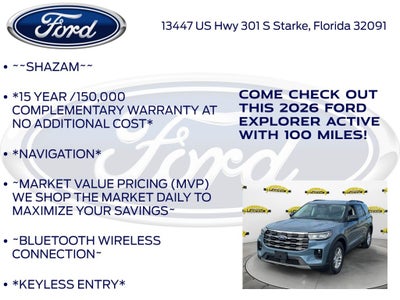 2026 Ford Explorer Active 200A