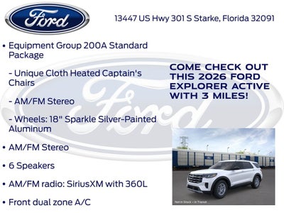 2026 Ford Explorer Active 200A