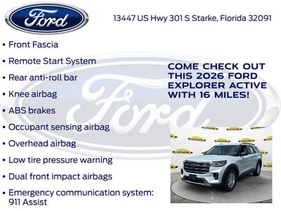 2026 Ford Explorer Active 200A