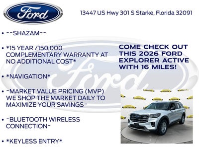2026 Ford Explorer Active 200A