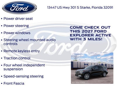 2027 Ford Explorer Active 200A