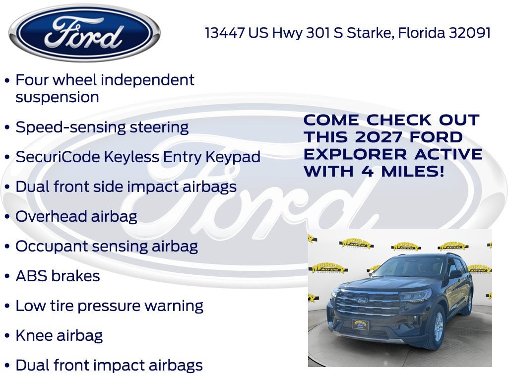 2027 Ford Explorer Active 200A