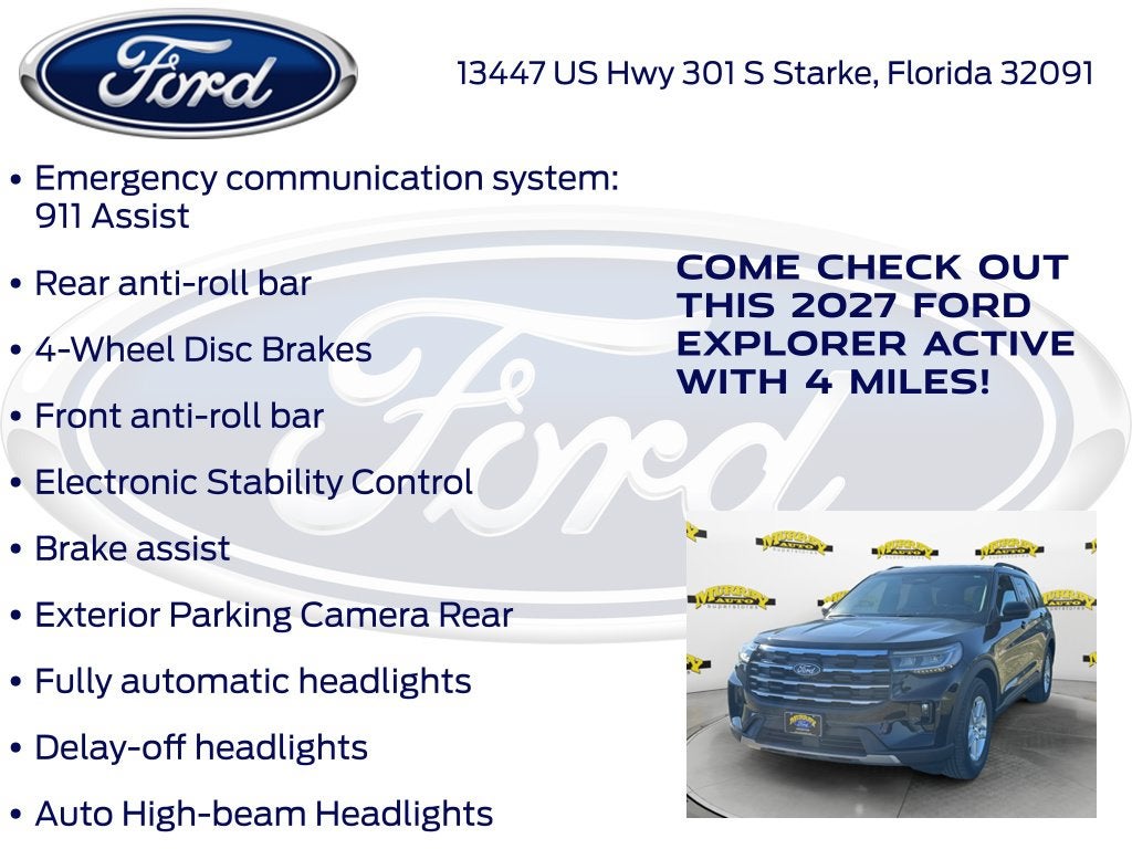 2027 Ford Explorer Active 200A