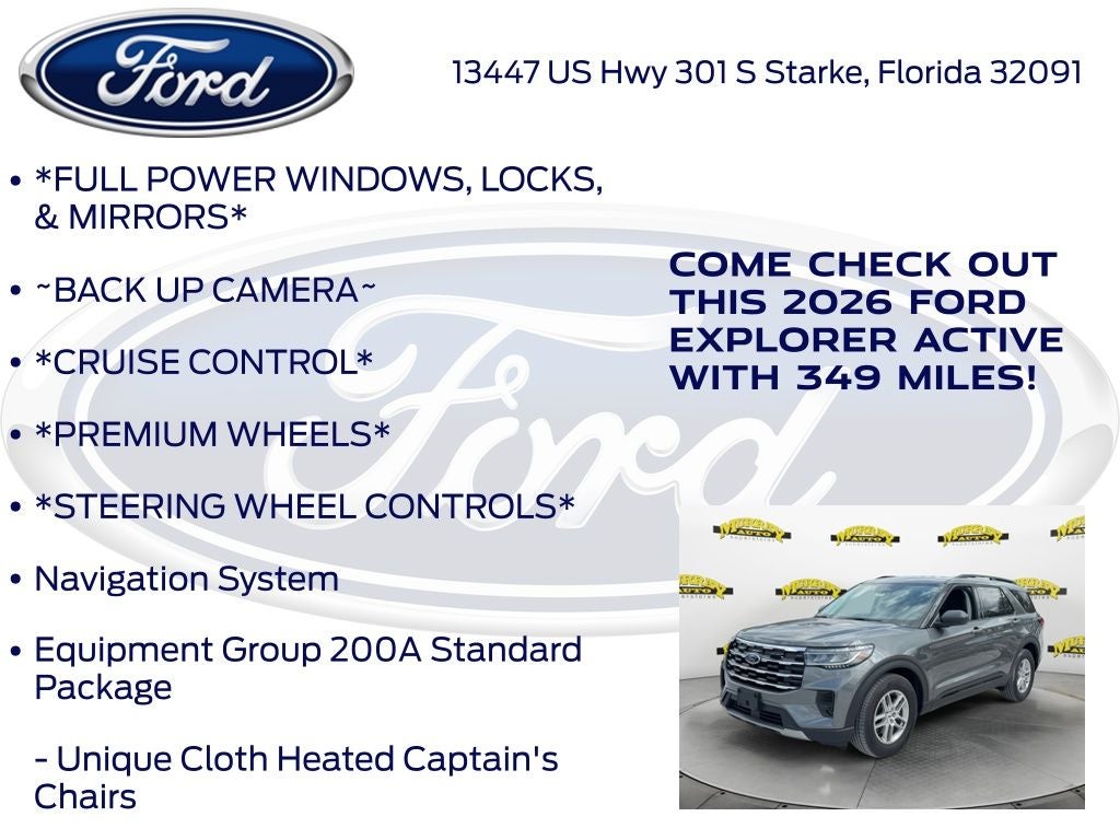 2026 Ford Explorer Active 200A