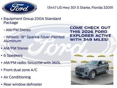 2026 Ford Explorer Active 200A
