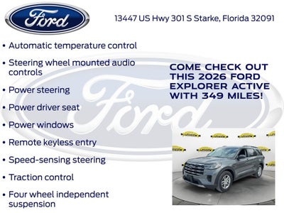 2026 Ford Explorer Active 200A