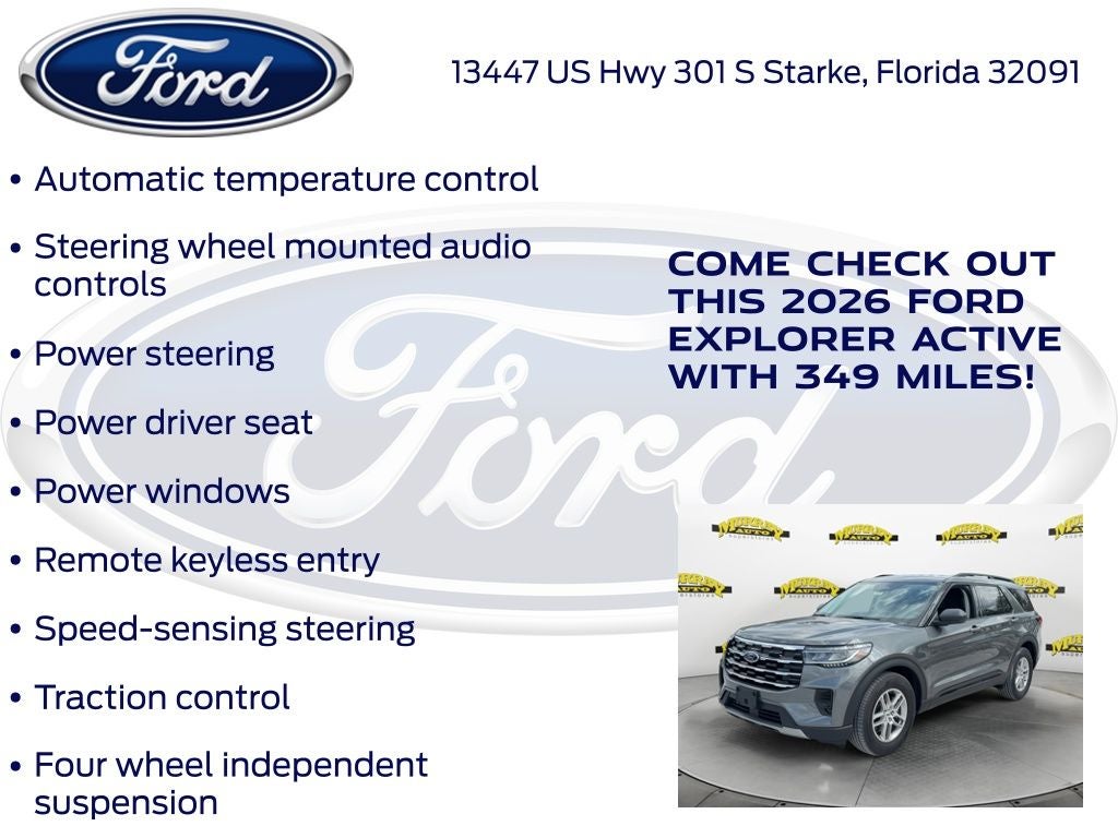 2026 Ford Explorer Active 200A