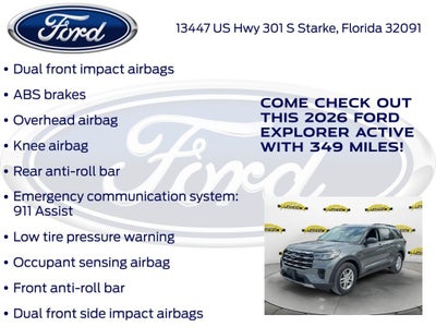 2026 Ford Explorer Active 200A