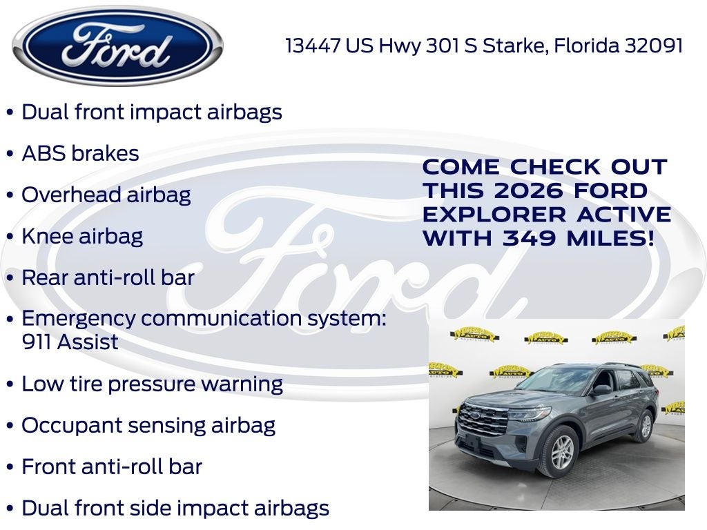 2026 Ford Explorer Active 200A