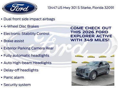2026 Ford Explorer Active 200A