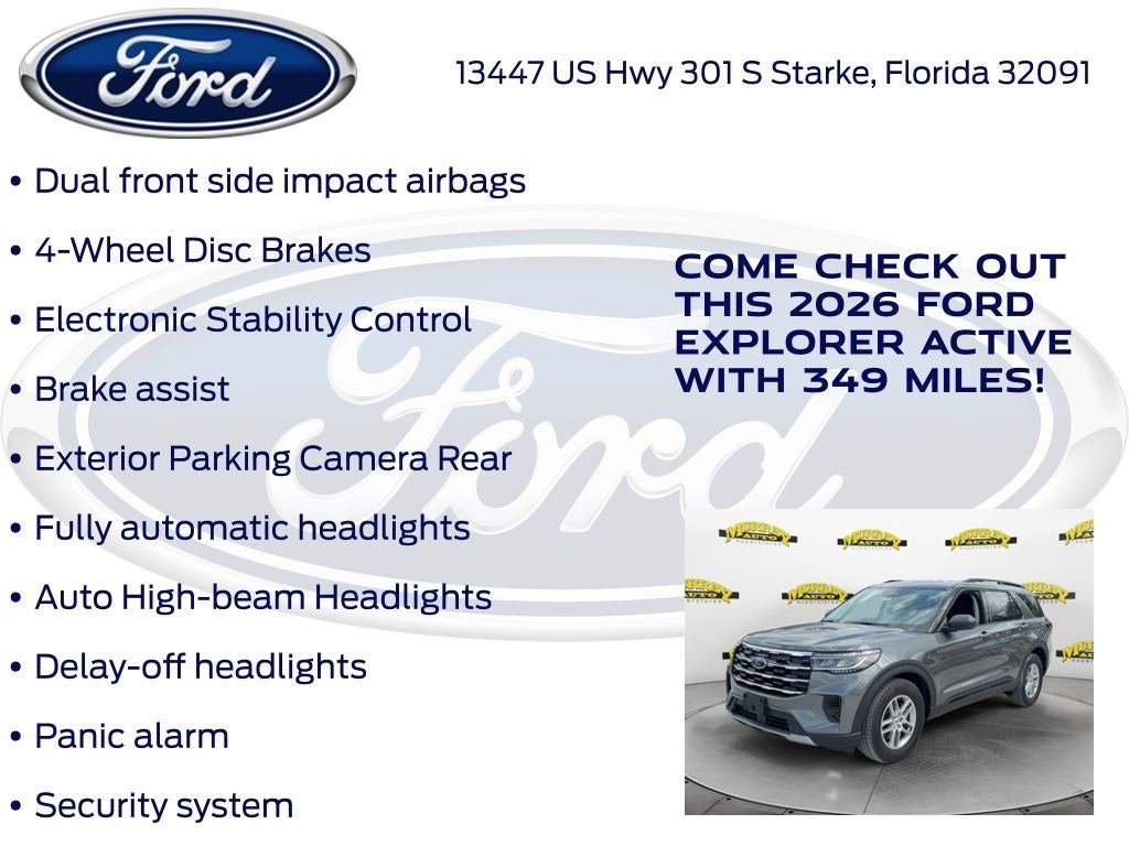 2026 Ford Explorer Active 200A