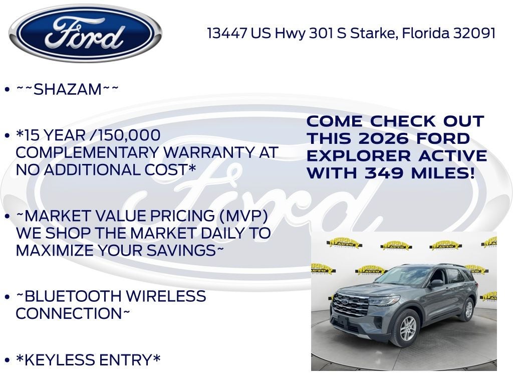 2026 Ford Explorer Active 200A