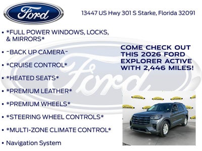 2026 Ford Explorer Active 200A