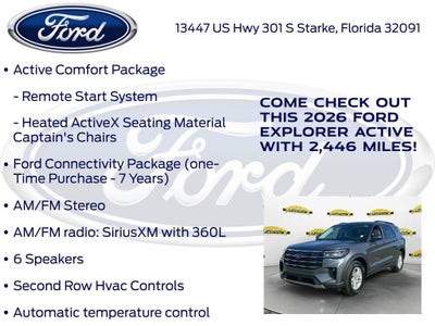 2026 Ford Explorer Active 200A