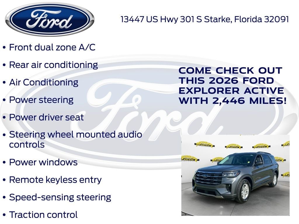 2026 Ford Explorer Active 200A