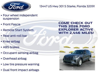 2026 Ford Explorer Active 200A