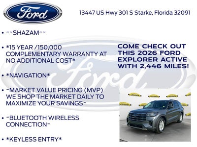 2026 Ford Explorer Active 200A