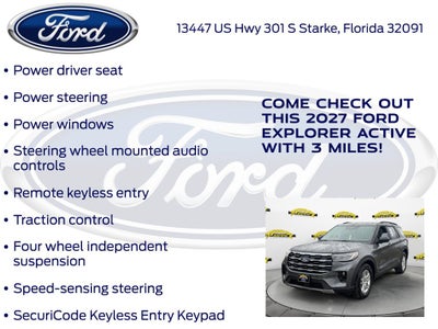 2027 Ford Explorer Active 200A