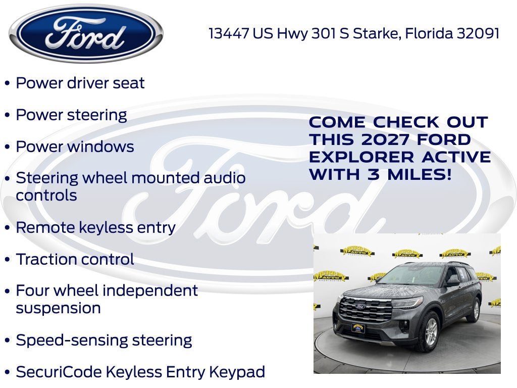 2027 Ford Explorer Active 200A