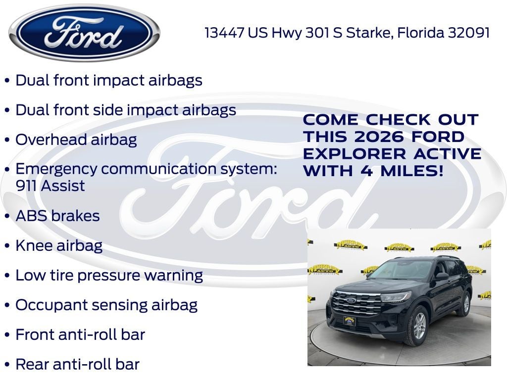 2026 Ford Explorer Active 200A