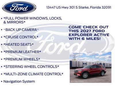 2027 Ford Explorer Active InTransit
