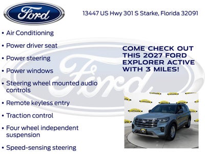 2027 Ford Explorer Active 200A