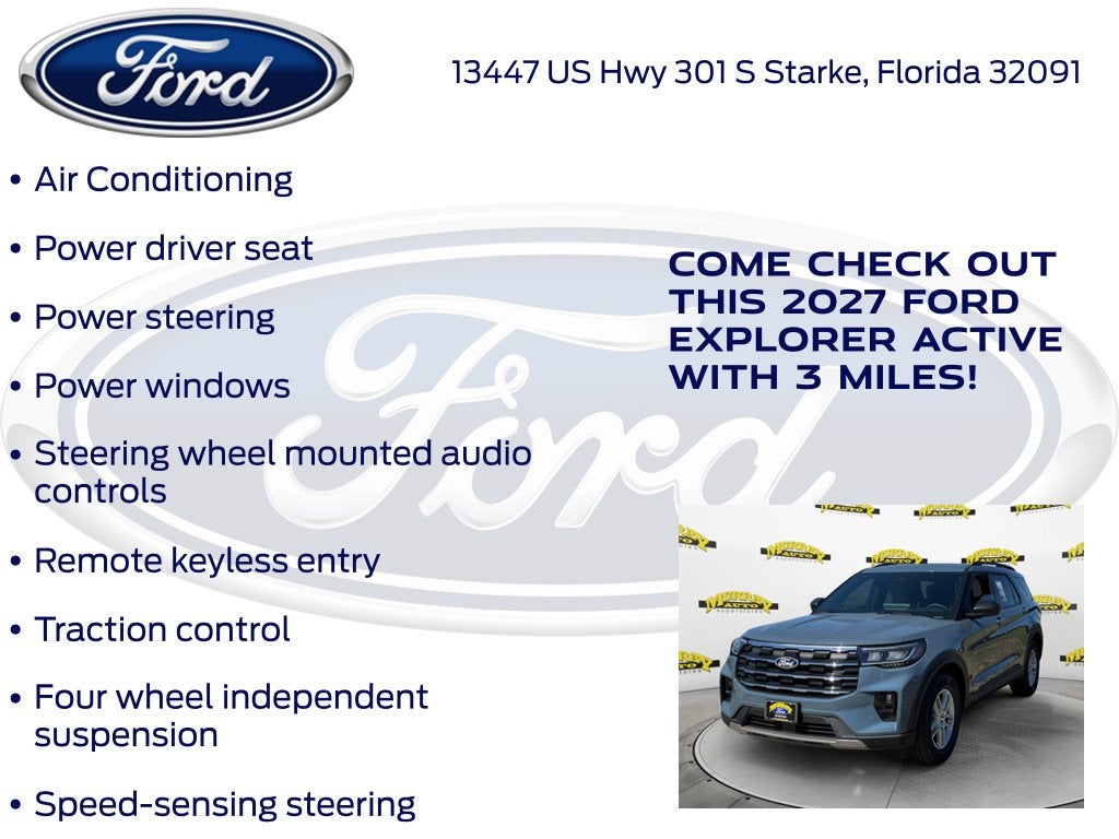 2027 Ford Explorer Active 200A