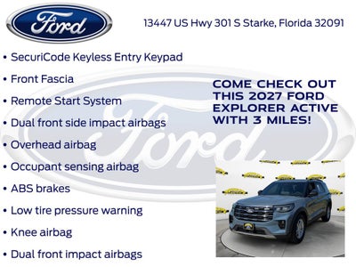 2027 Ford Explorer Active 200A
