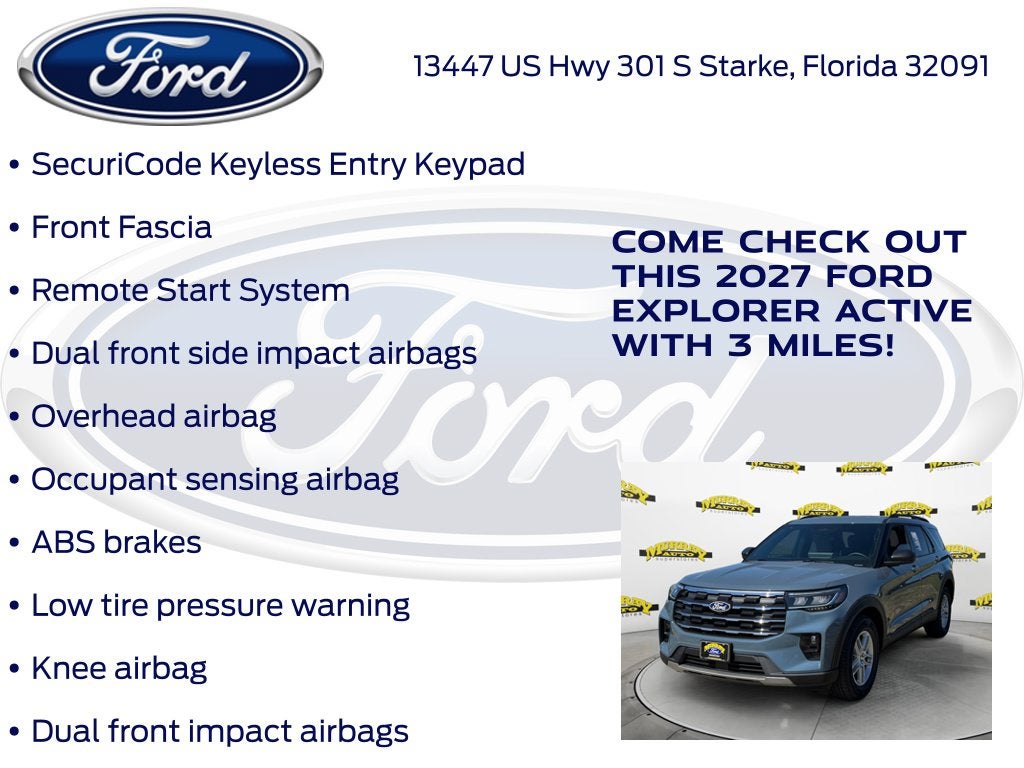 2027 Ford Explorer Active 200A