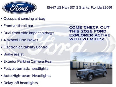 2026 Ford Explorer Active 200A