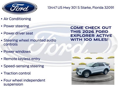 2026 Ford Explorer Active 200A